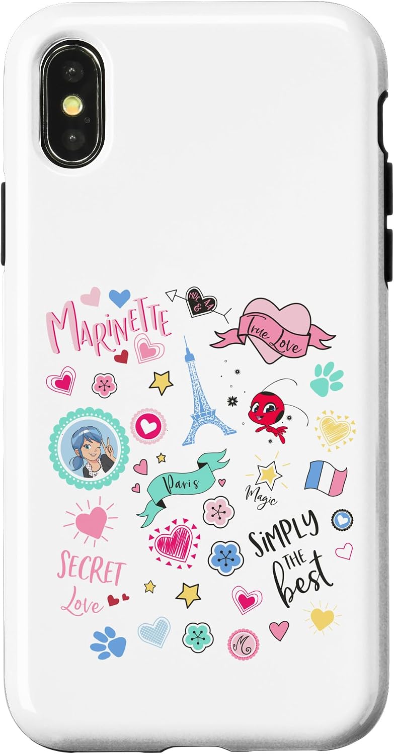 Miraculous Ladybug Charming Paris Marinette Secret Love Case for iPhone 17
