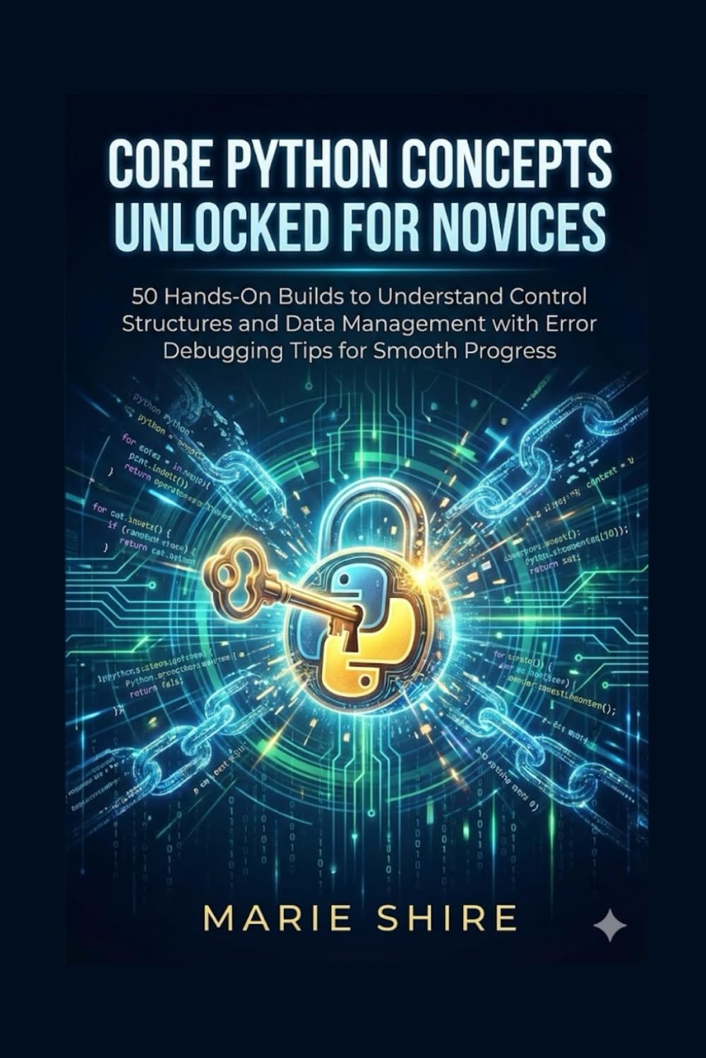 CORE PYTHON CONCEPTS UNLOCKED FOR NOVICES: 50 Hands-On Builds to Understand Control Structures and Data Management with Error Debugging Tips for Smooth Progress