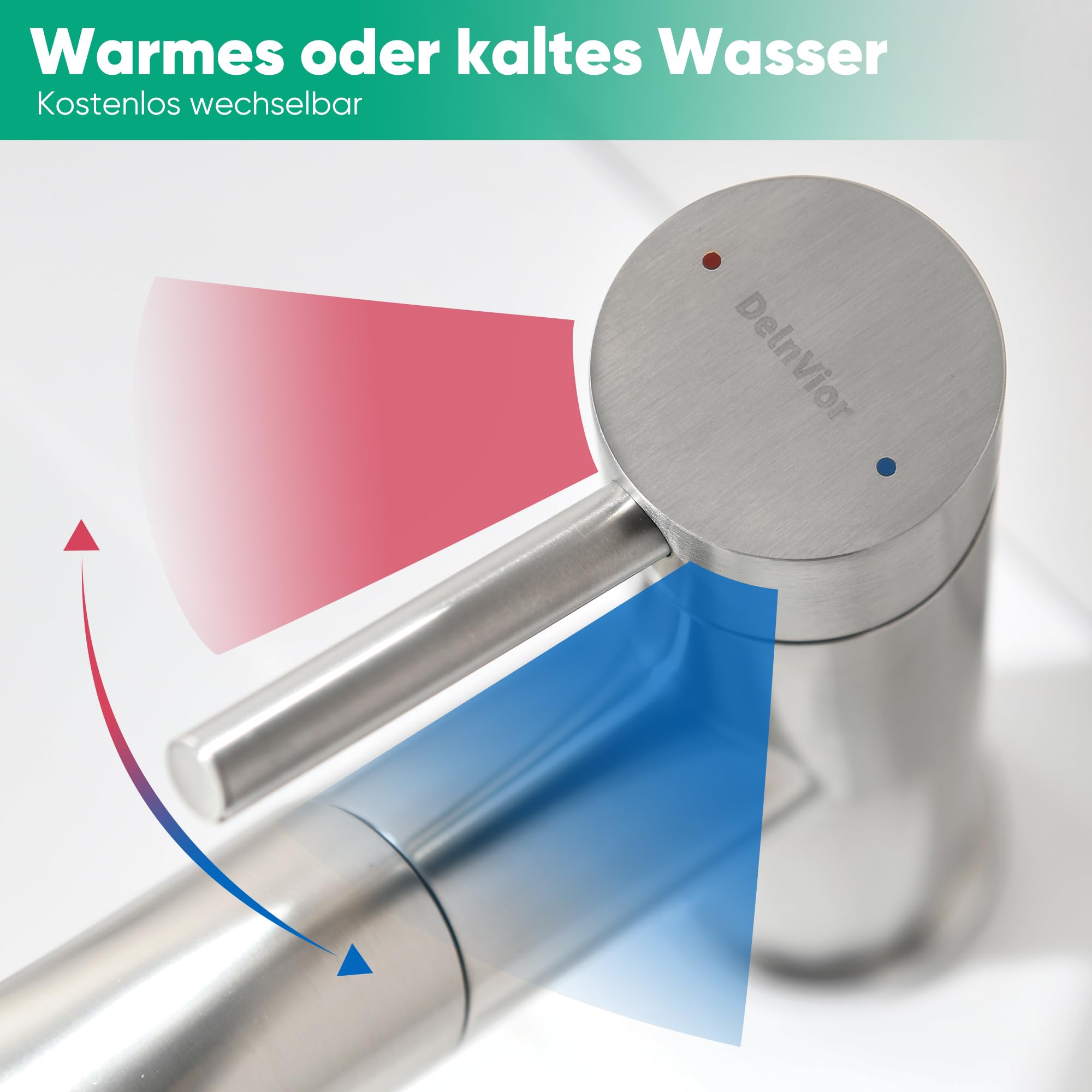 Grifo de baño extensible con una sola mano