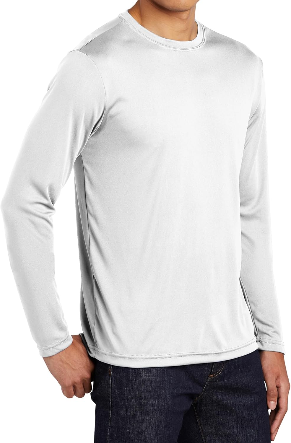 Have It Tall Men's Athletic Workout Quick Dry Long Sleeve T-Shirts - Image 2
