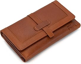 RIGOHILL Brown Designer Ossil Leather Wallet for Women | Beautiful Ladies Wallet | Purse for Girls