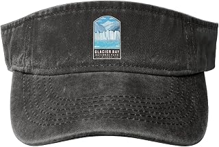 Glacier Bay National Park Baseball Cap for Men National Parks Ponytail Sun Hat