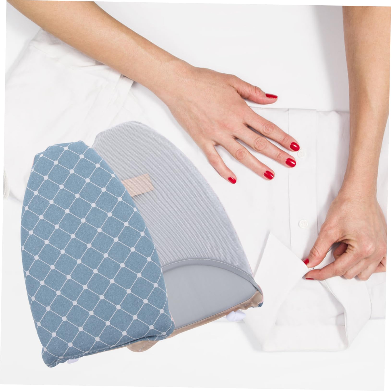 GAROZATION 2pcs Handheld Ironing Mitts Lightweight Mini Ironing Board for Convenient Steaming Gloves for Safe Use for Travel and Home