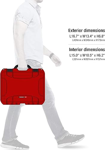 Miniatura 34 de NANUK 920 Pro Photo Kit - Estuche rígido para cámara de viaje impermeable con divisores acolchados y organizador de tapa, 16.7 x 13.4 x 6.8