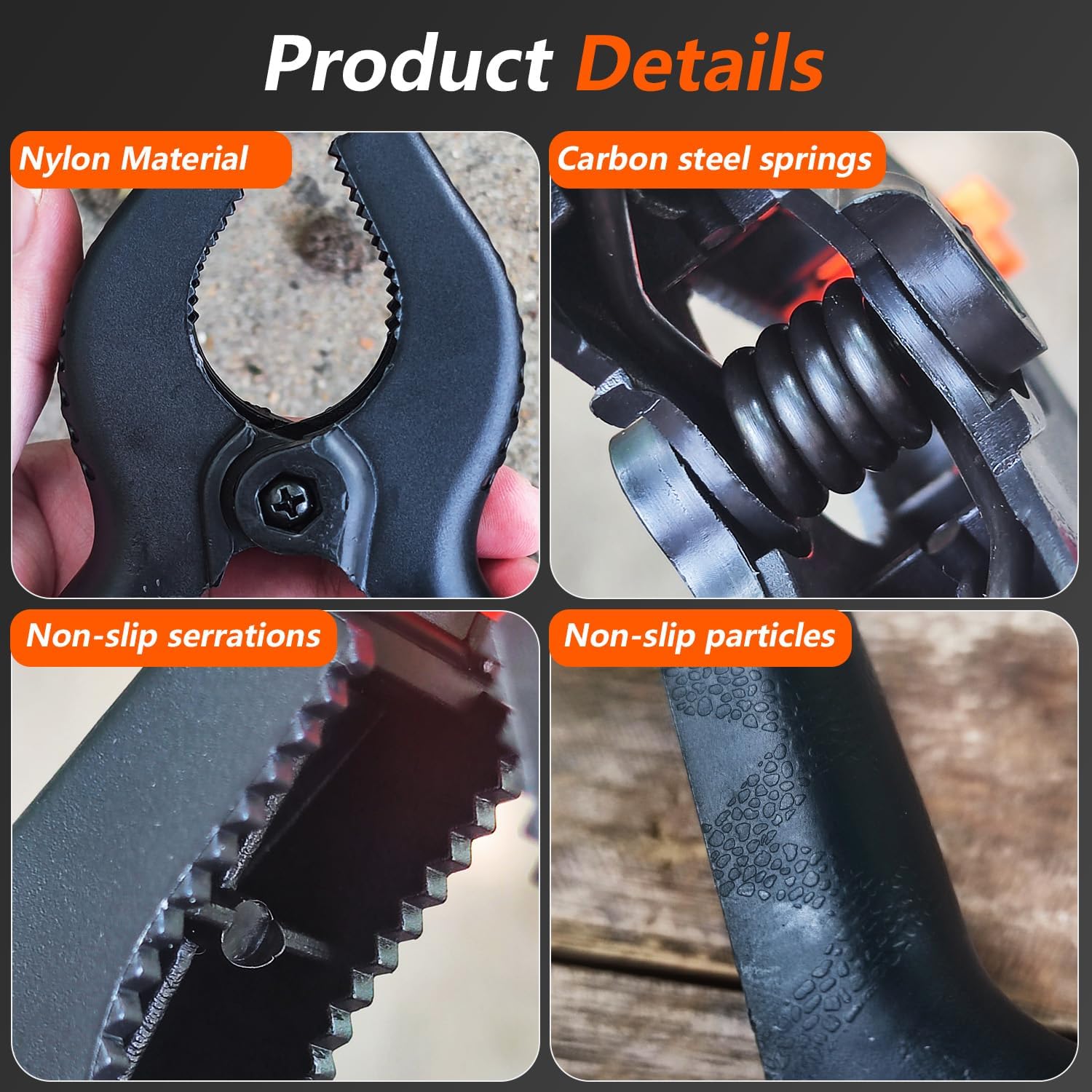 12 Pcs Big Spring Clamps Clips 6 Inch, OBA High Clamping Force Spring Clamps, Tension Clamps Wood Gluing Clamps Long Photo Cloth clamp Background Fabric Clip Photo Clip