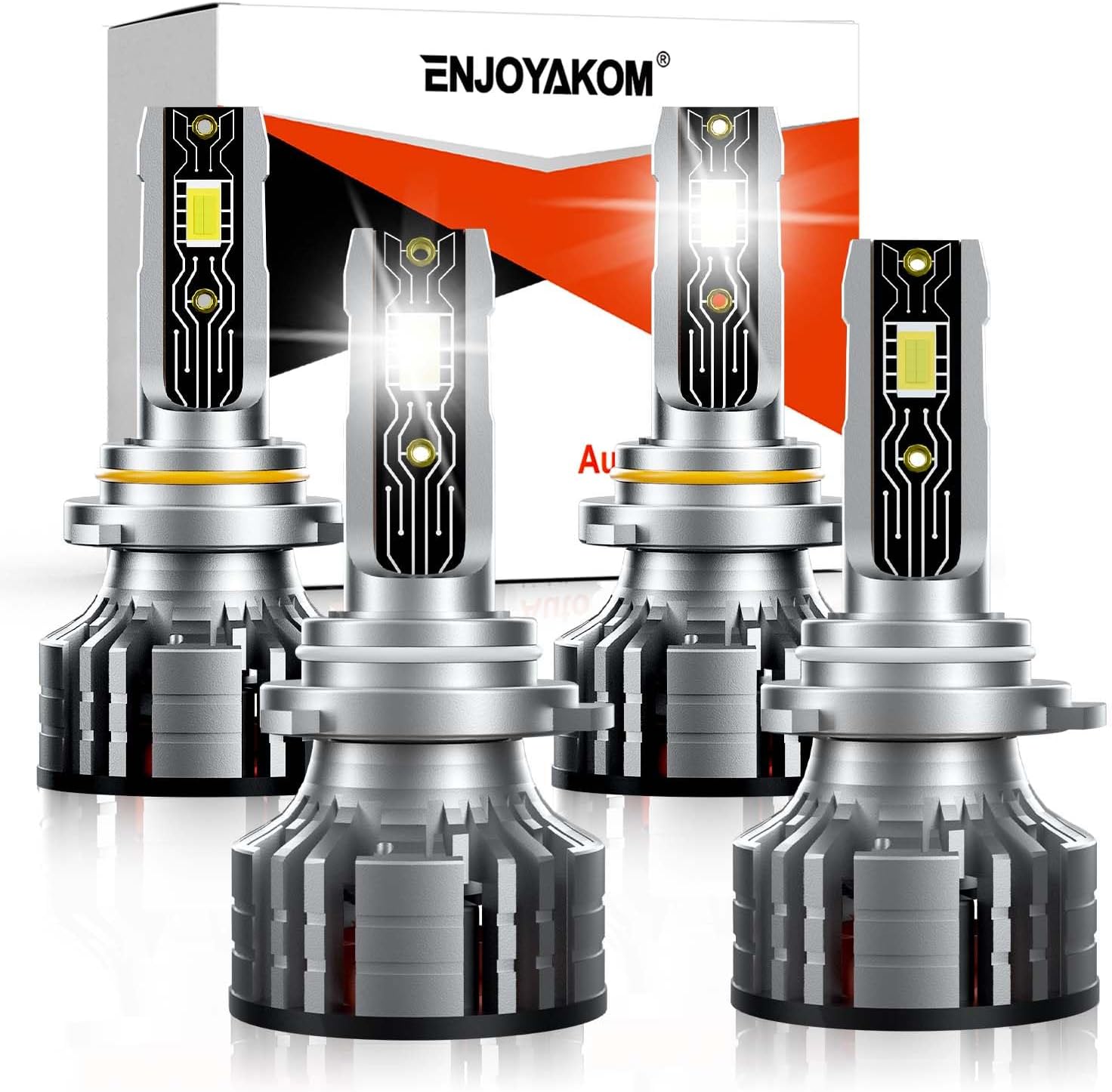 Compatible for Honda Civic 2004 2005 2006 2007 2008 2009 2010 2011 2012 2013 2014 2015 Fog Light Bulbs Kits, Direct Installation Driving Light Bulb, for Off-Road Use Only, 4-Pack