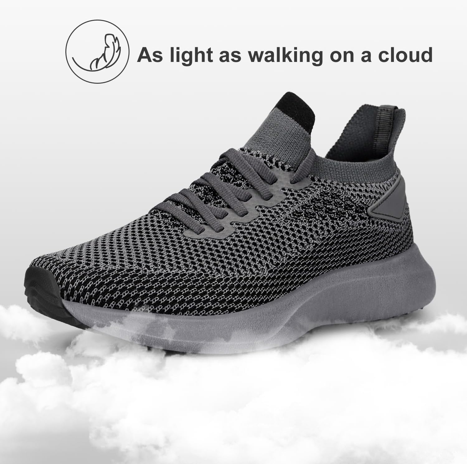 Abboos Women's Non Slip Gym Workout Shoes, Lightweight Breathable Tennis Shoes, Mesh Walking Sneakers - Image 3