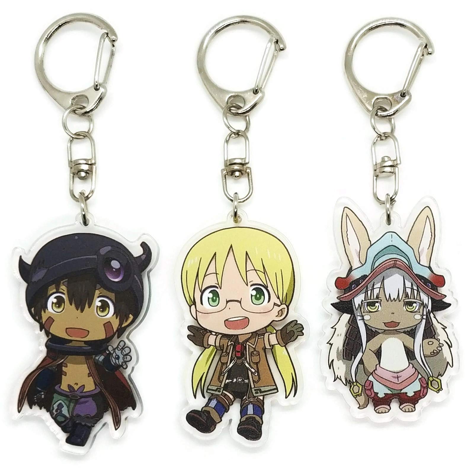 EBTY DREAMSSet of 3 Made In Abyss Acrylic Keychain Regu, Riku, Nanachi v2