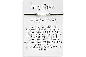 Brother Bracelet, Engraved Arrow Bracelet, Gift for Brother, Men's Bracelet, Big Brother,...