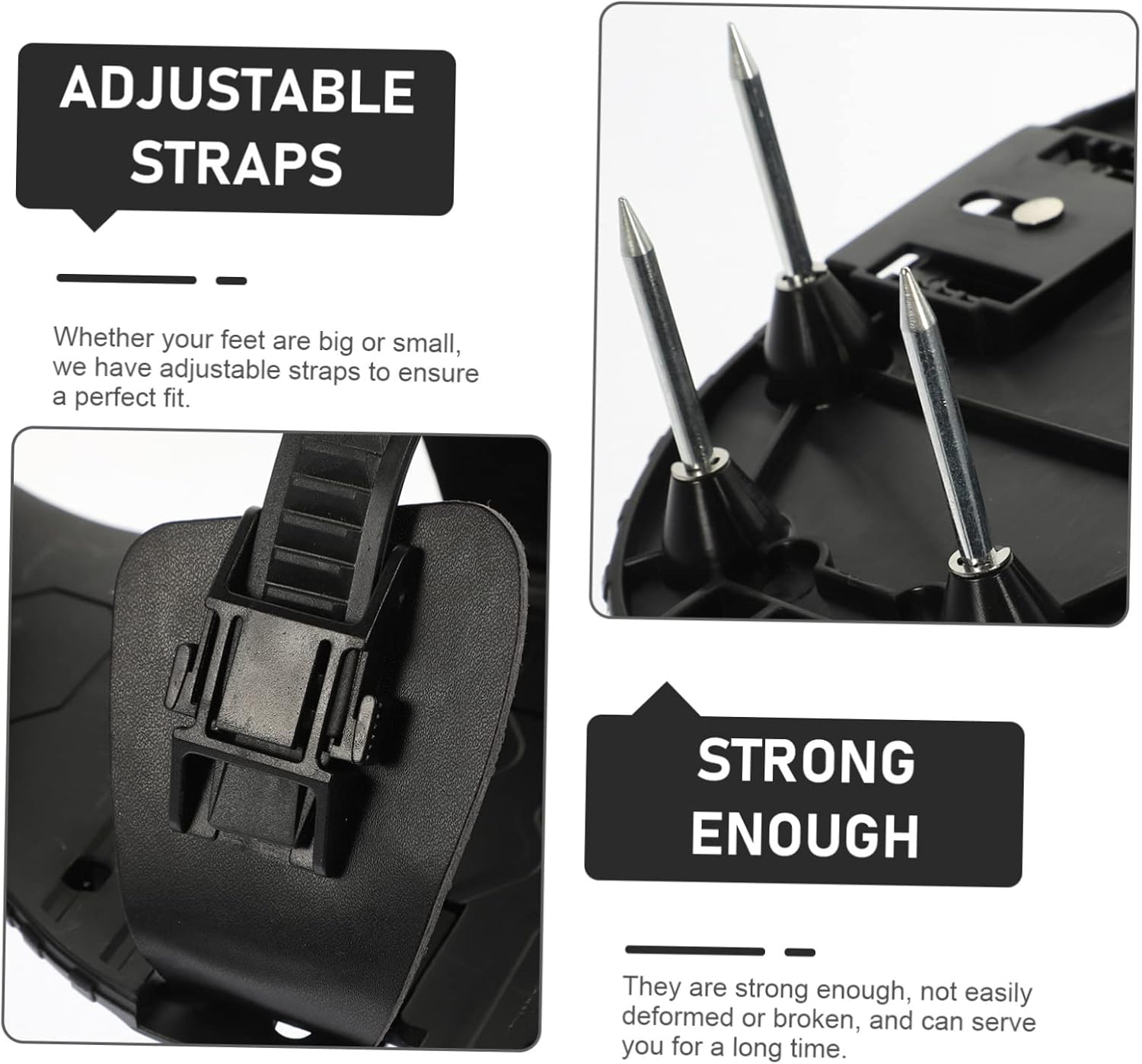 VICASKY Adjustable Turf Spikes Aerating Shoes Grass Aerator Shoes for Backyard High Strength Lawn Aerator