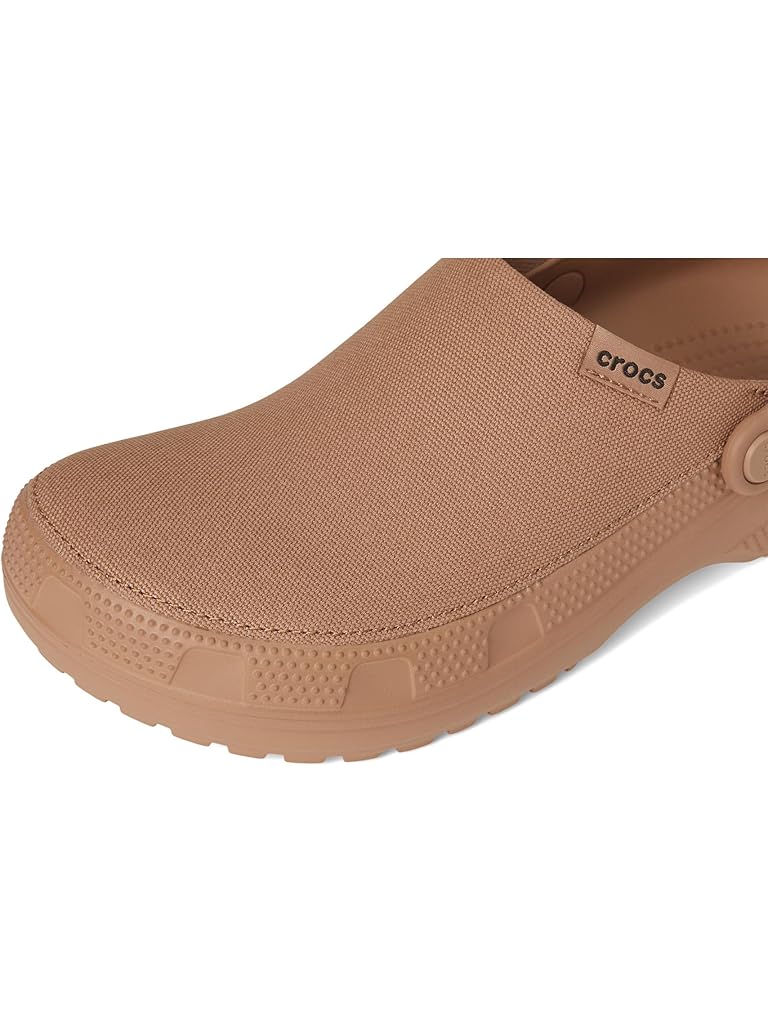 Brown Crocs Classic Crafted Canvas Clogs