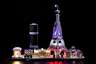Brick Loot Deluxe LED Light Kit for Your Lego Architecture Skyline Collection Paris Set 21044 - Lego Set Not Included