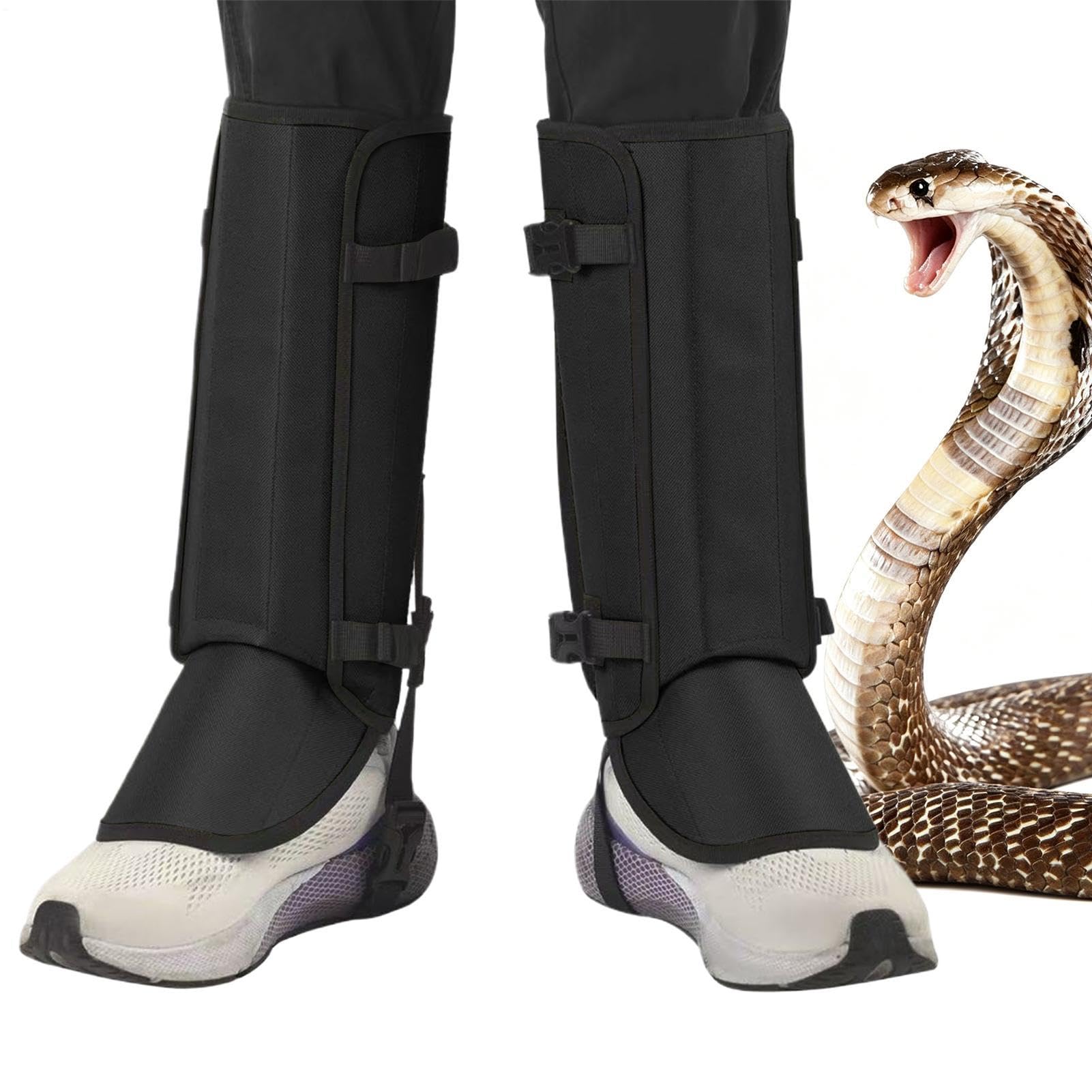 Polainas Anticulebra,2 Piezas de Escudo Antimordeduras para Exterior | Polainas para Running en Senderos,para Senderismo Pesca Escalada Running Camping Trabajo Jardín Campo
