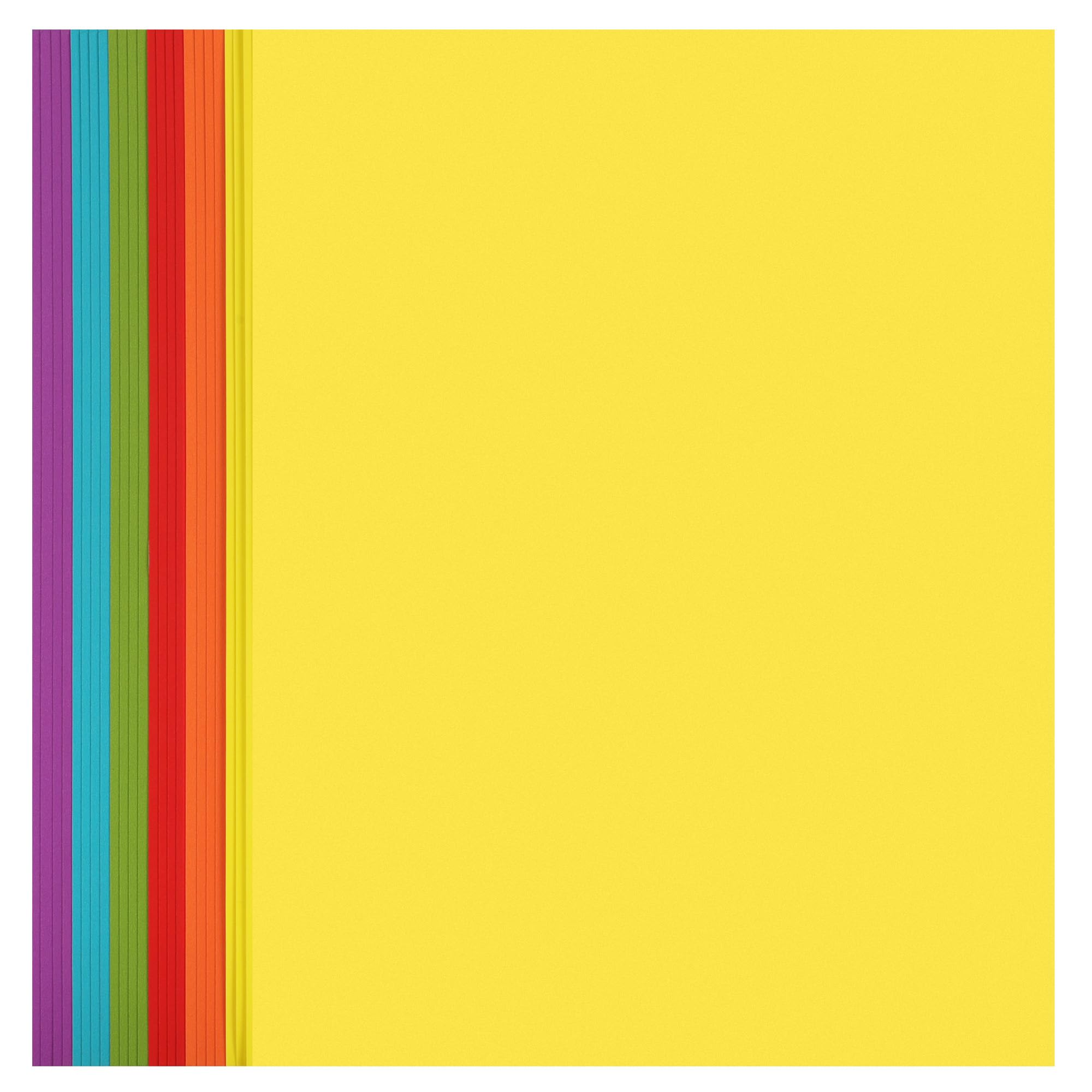 24 Sheets Colored Cardstock 6 Colors 250gsm/92lb Construction Paper A4