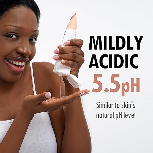 Miniatura 3 de VEGREEN Gel facial espumoso de arroz, limpiador con pH equilibrado para pieles secas y sensibles, limpiador facial hidratante e iluminador para todo