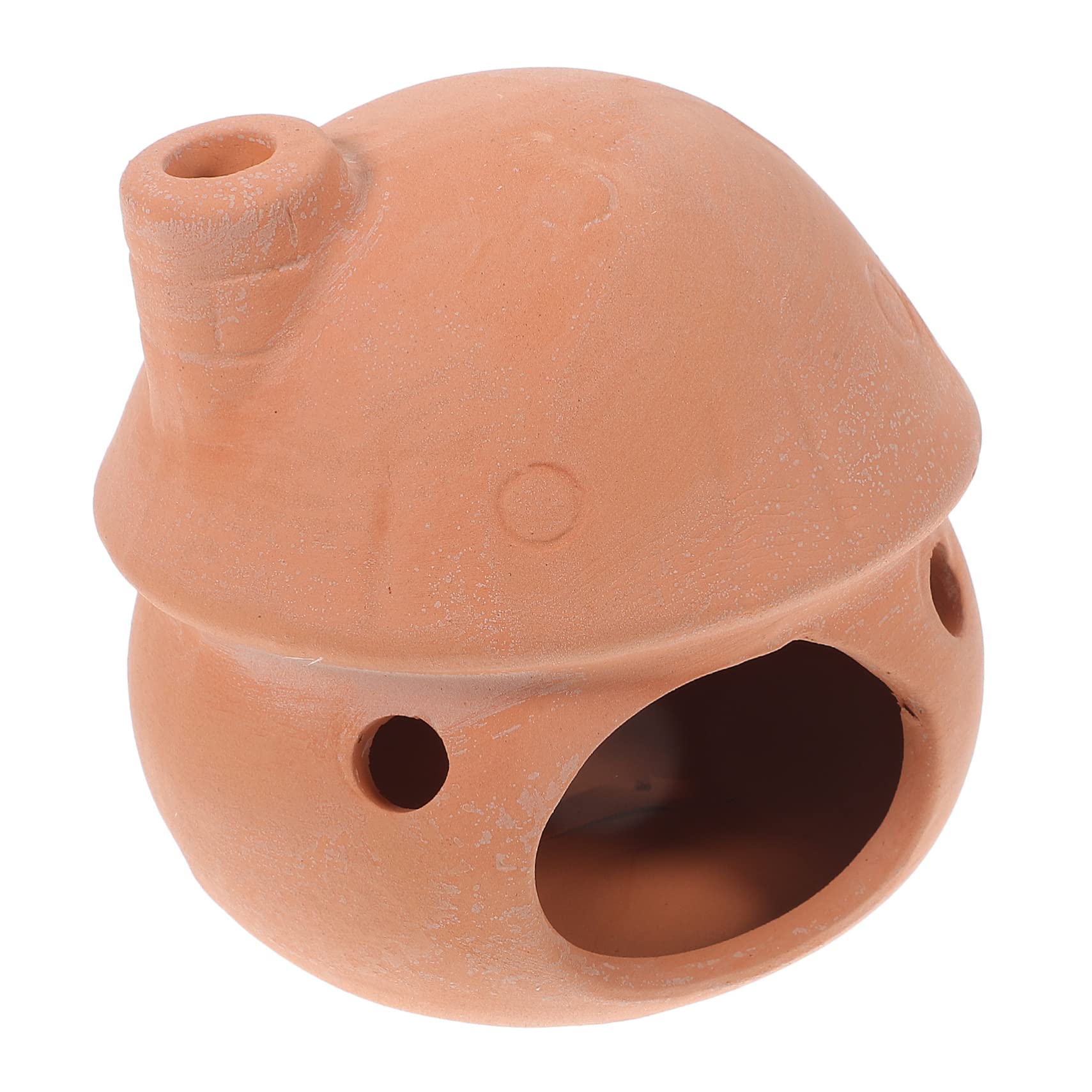 Toddmomy 5 Piezas pecera paisajismo Olla de Barro peceras Rocas Cuevas Refugio de camarones Tanques Planta decoración pecera Adornos pecera casa de Pescado escondite de pecera Arcilla