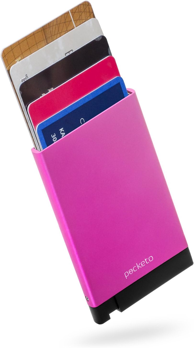 – more than a card holder! STOP RFID blocking system (Pink)