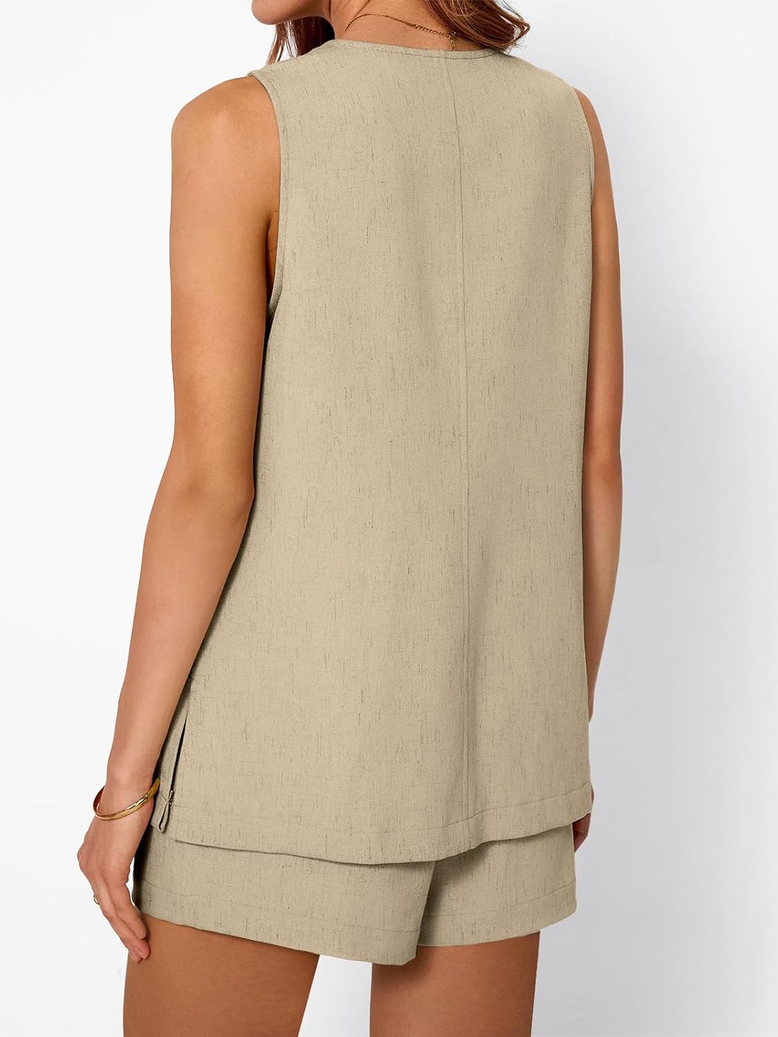 AUTOMET Summer Sets for Women Two Piece Vacation Outfits Short Set Button Down Business Casual Dressy 2 Piece Clothes 2026 - Image 4