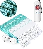 Vista 64 de Antfuny Toallas de playa turcas Esenciales para vacaciones Secado rápido Sin arena De gran tamaño Toalla de baño Piscina Natación Toalla extra