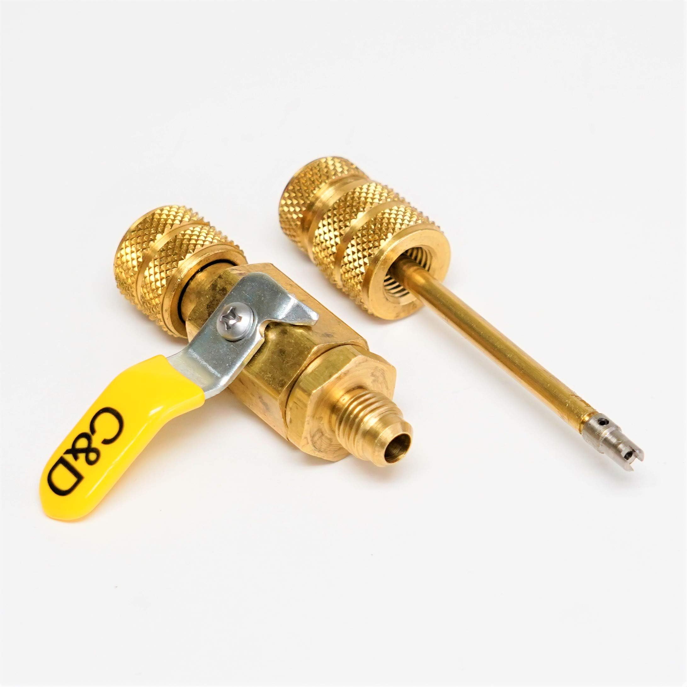 C&D CD3920 Ball Valve Core Removal Tool (BV-CRT) for use on 1/4" Flare Access Fitting