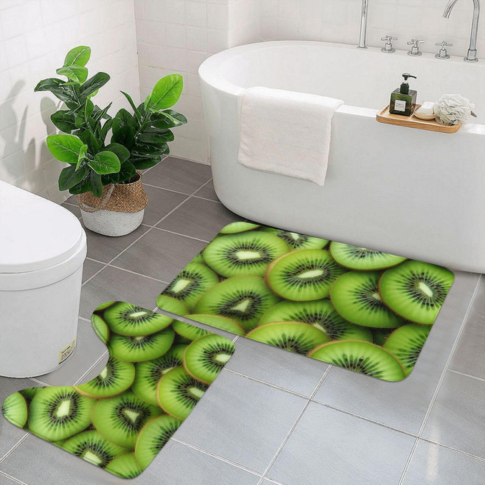 Tapis de bain antidérapants pour éviter les glissades et garder les pieds au sec sur le carrelage