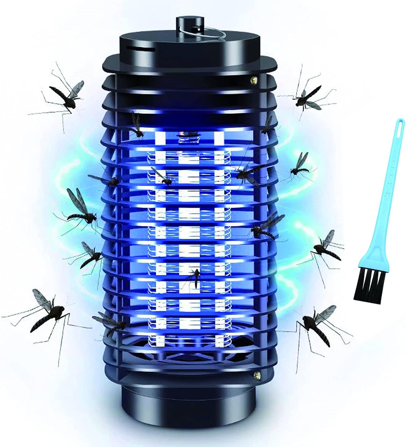 Bug Zapper, Electric Bug Zapper, Bug Zapper Indoor and Outdoor, Powerful Electric Mosquito Killer, Fly Zapper with Blue Lights Mosquito Lamp for Home, Backyard, Patio : Patio, Lawn & Garden