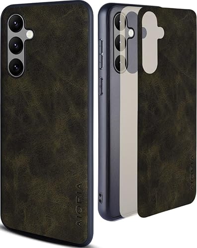 Vista 10 de Funda para Samsung Galaxy S23 FE, funda de cuero premium diseño retro Funda protectora completa para Samsung Galaxy S23 FE 5G (marrón)