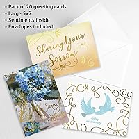 Vista 2 de Current Paquete de Valor de Papel Metalizado de Lujo para Todas las Ocasiones - 20 Tarjetas con Sobres, Celebración, Mejórate Pronto, Condolencias