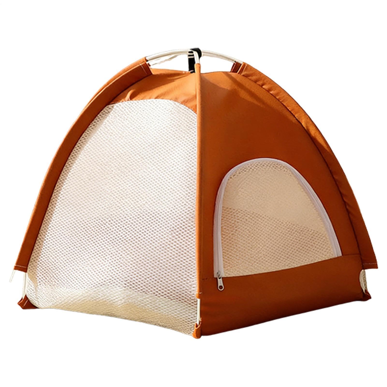 Tenda Per Gatti Grotta Pieghevole E Traspirante In Rete | Tenda Da Gatto Da Interni Con La Porta Cernierata Per l'in abitazione, soggiorno, appartamento, dormitorio, patio, balcone e