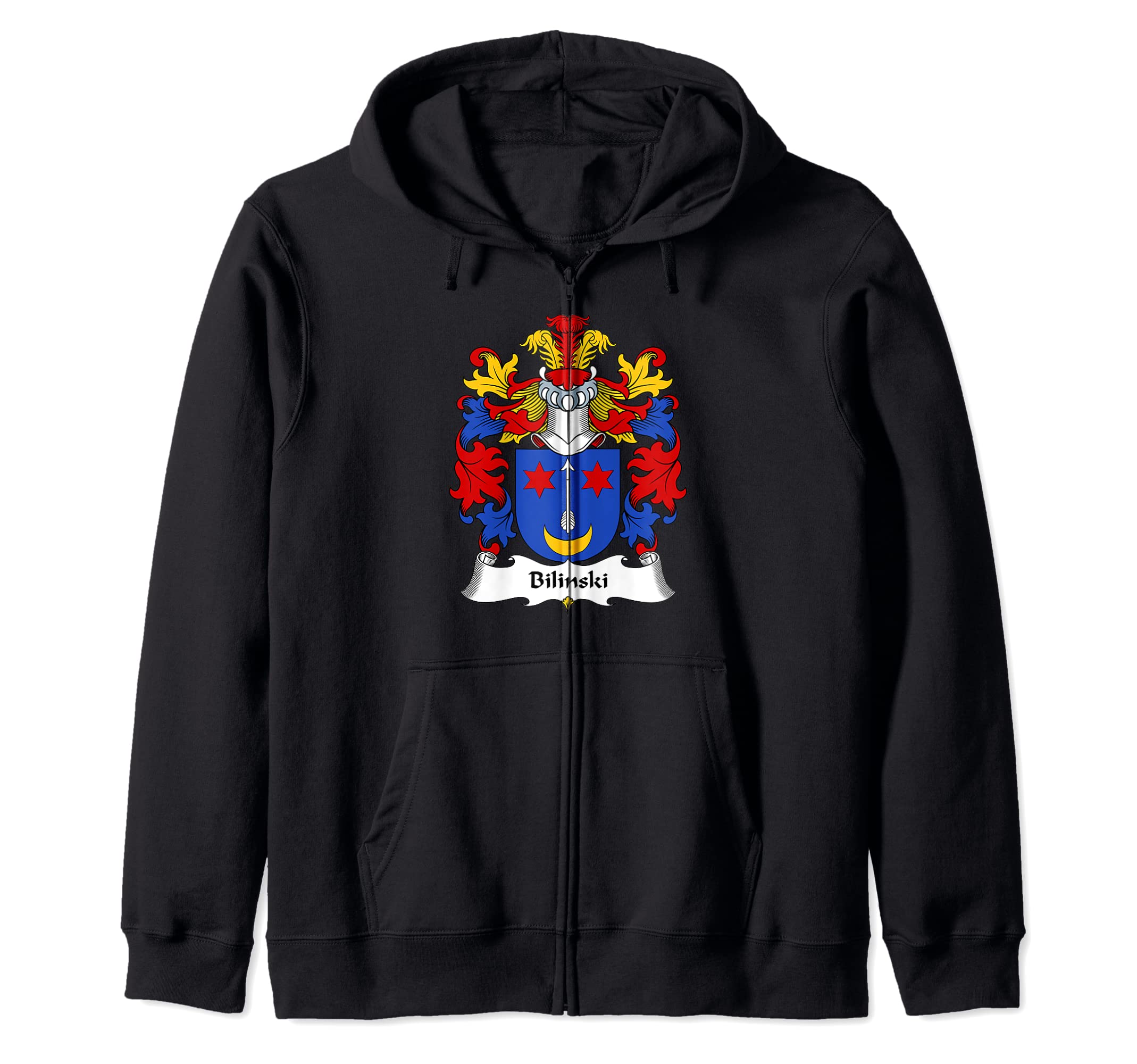 Bilinski Coat of Arms - Family Crest Zip Hoodie