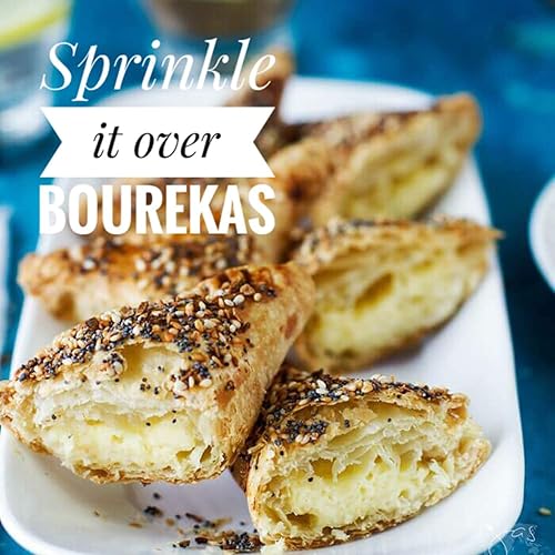 Miniatura 6 de 2 botellas XL Everything Bagel condimento mezcla de 10 onzas cada bagel pimienta de Jamaica, condimento de sésamo, mezcla deliciosa de sal marina y