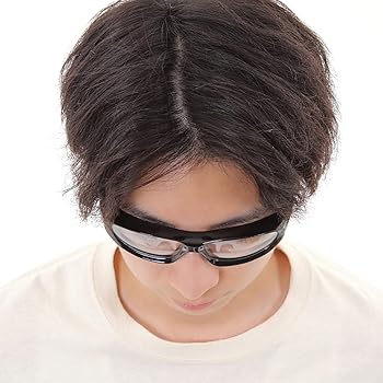 Amazon.co.jp: 花粉症 メガネ 飛沫防止 保護メガネ 男女兼用 くもり