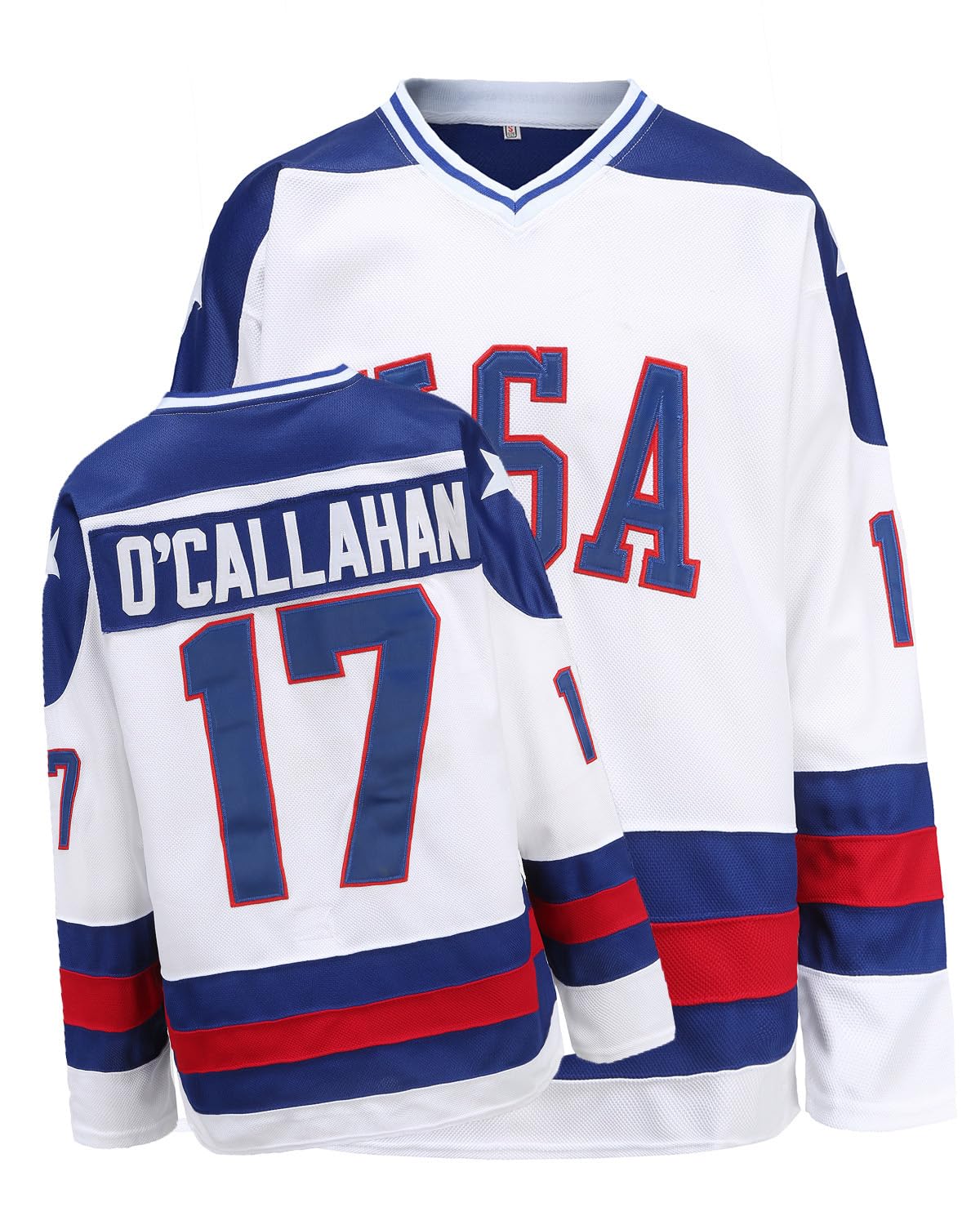 Hockey Jersey of USA 1980 Olympic Team Ice Hockey Jerseys Stitched Letters and Numbers S-XXXL