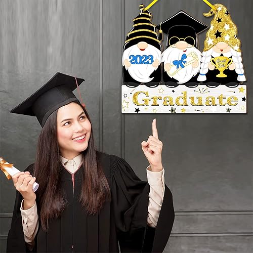 Miniatura 5 de Letrero de madera para puerta de graduación 2023, decoración de graduación 2023, accesorios para fotos de graduación, letrero de pared de madera