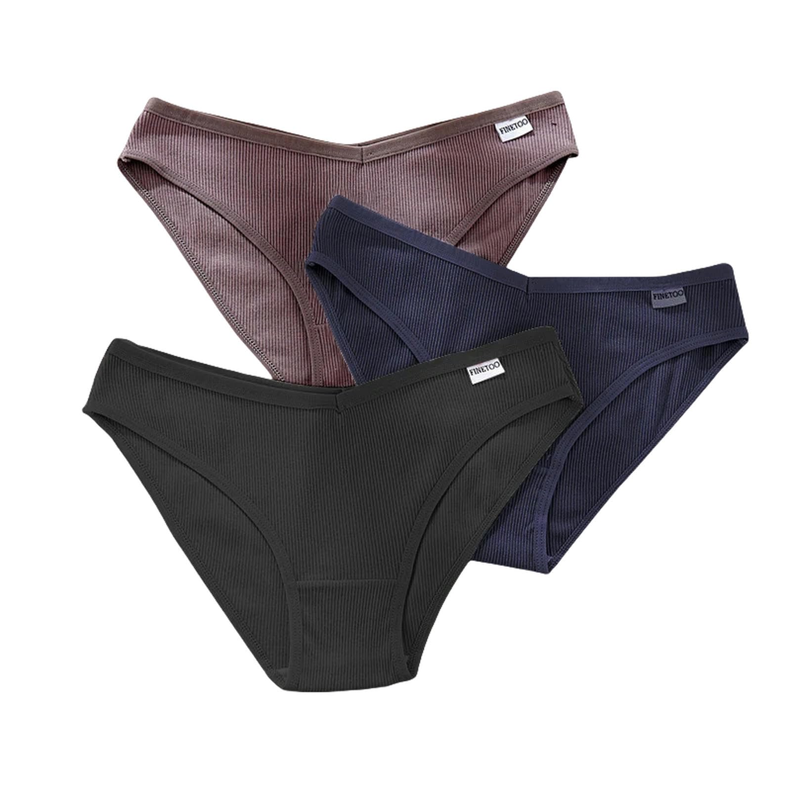 Mutande Donna Cotone Mutandine di Cotone Femminile V Vita Biancheria Intima Plus Size Briefs Ladies Bassa Riduzione delle Mutandine Comode Mutandine Lingerie-Set 4-m
