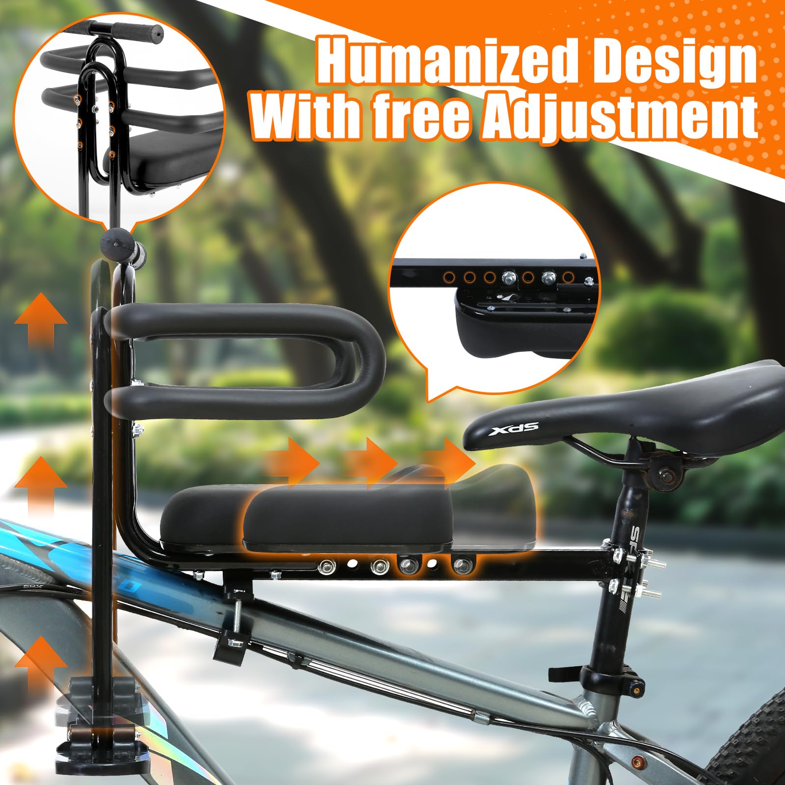 Bike Seat For Toddler Bomoya Bicycle Saddle For Children, Mountain