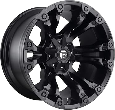 FUEL D560 17x9 Vapor 8x180 BD 5.00/01 124.3 BD -Matte BLK D56017901850