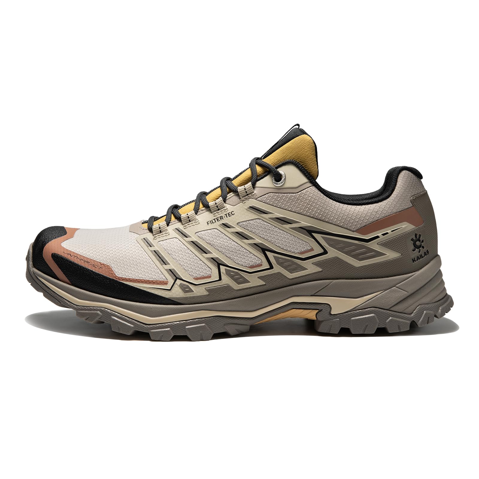 KAILAS Herren Expedition-4 FLT Wasserdicht Leicht Trail Running Atmungsaktiv Langlebig Wanderschuhe Anti-Rutsch Outdoor Bergsteigen Schuh