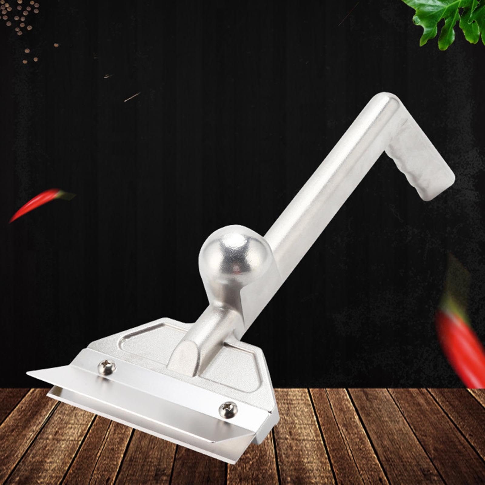 MagiDeal Raschietto per Piastra Commerciale in Alluminio, Strumento per La Pulizia di Barbecue E Griglie.