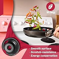 Vista 16 de W10196405 W10196406 - Sartenes de goteo para estufa eléctrica, compatibles con Whirlpool Electric Range-Thickening para evitar doblado, juego de 4