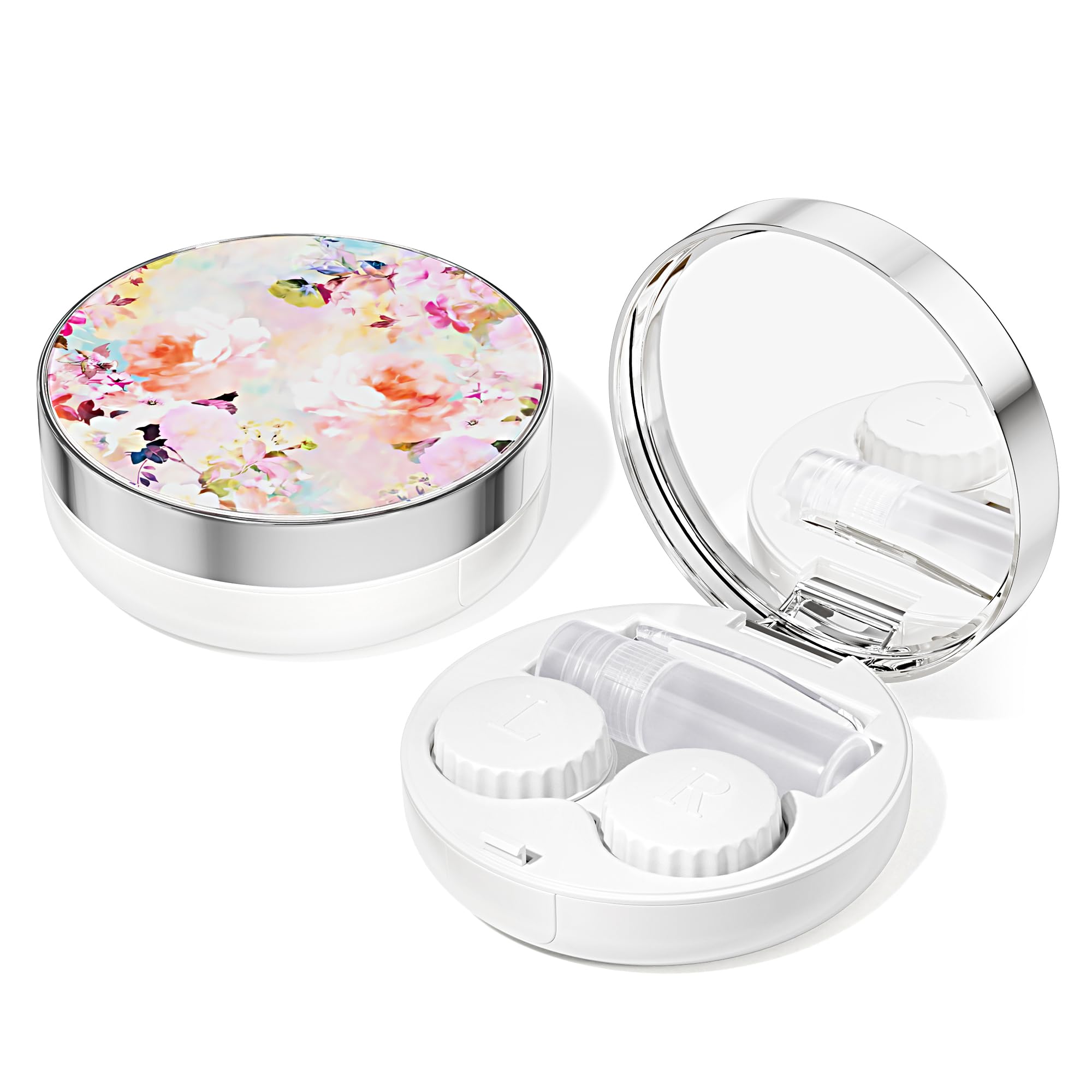 Lishae Contact Lens Case/Contact Case, Travel Contact Lens Case Cute Contact Case and Solution Perfect for Daily Travel Outdoor