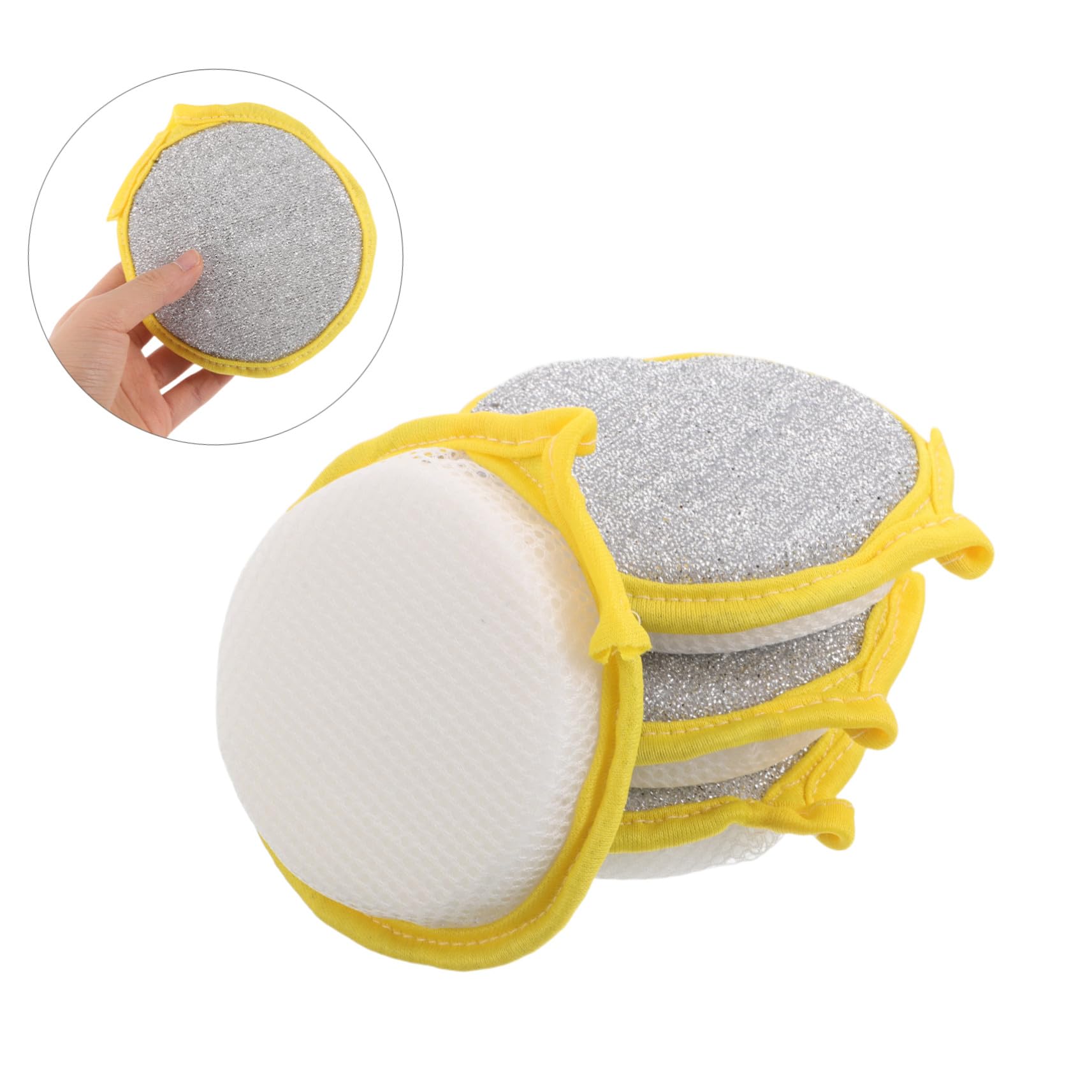 Homoyoyo 30 Piezas Esponjas de Limpieza de Cocina Doble Cara Reutilizables Estropajos No Abrasivos para Fregadero Ollas Sartenes y Platos Herramientas de Limpieza