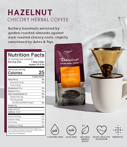 Miniatura 2 de Café herbal de almendra Amaretto de Teeccino, 11 onzas en polvo