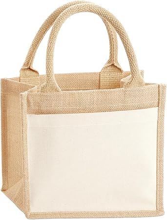 Westford Mill W425 Cotton Pocket Jute Gift Bag