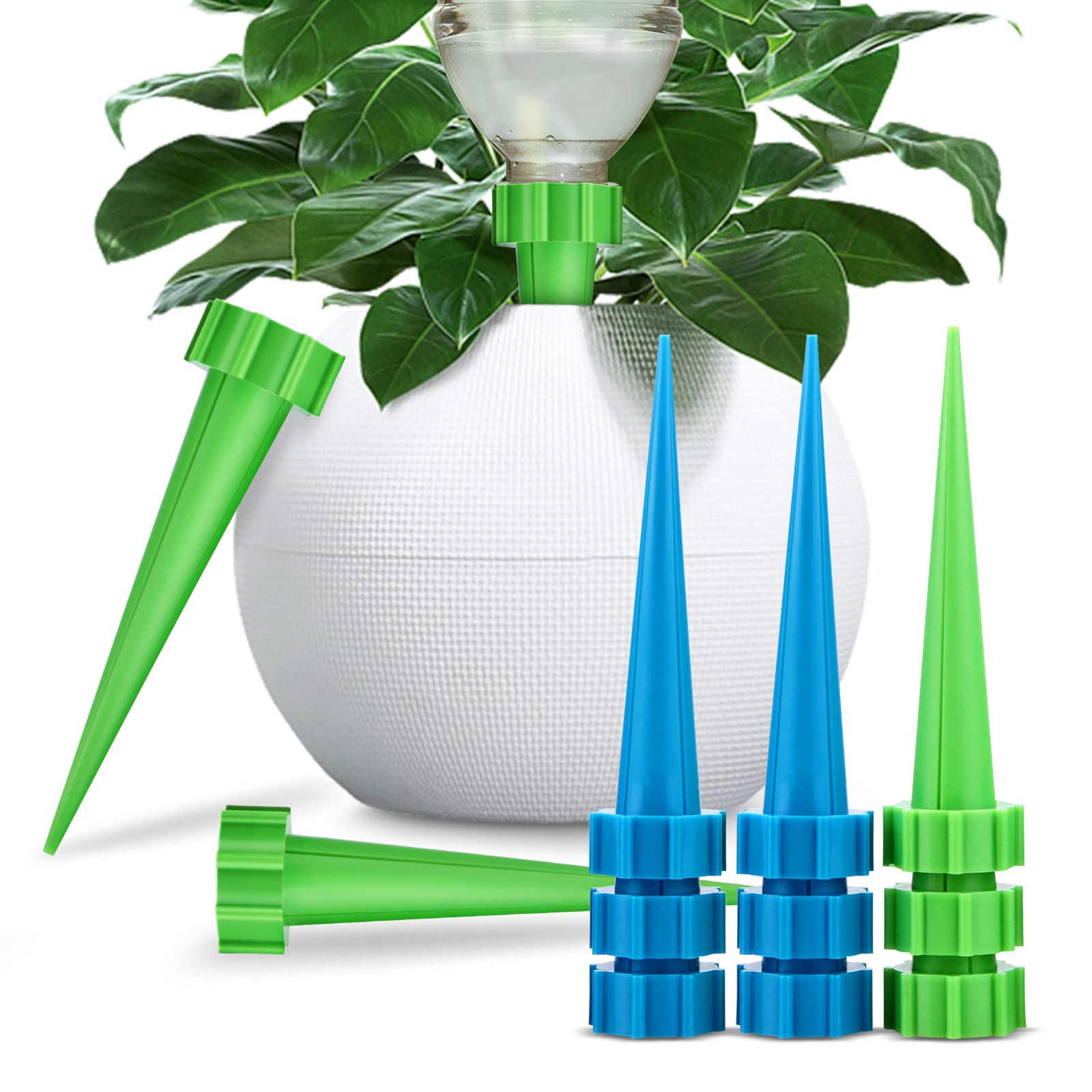 Buy Auto Watering Spikes, 12 Pack Self Watering Spikes Plastic Bottle