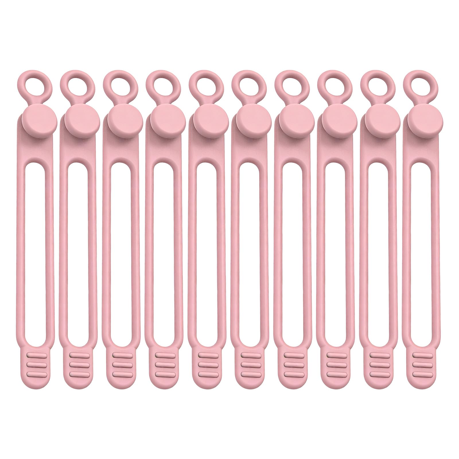 Cable Ties,10pcs,Small Zip Ties,Data Cable Organizer, Reusable Silicone Cables Straps,Elastic Reusable Silicone Cables Straps Cord Organizer for Bundling and Earphone, Phone Charger