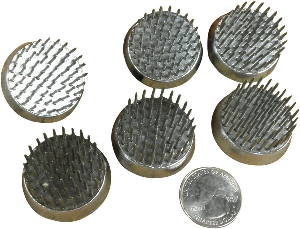 JWL HAWNKOA PRODUCTS Kenzan Ikebana Flower Arranger Holder Pin Frog 34mm (1.34) (6 Items)
