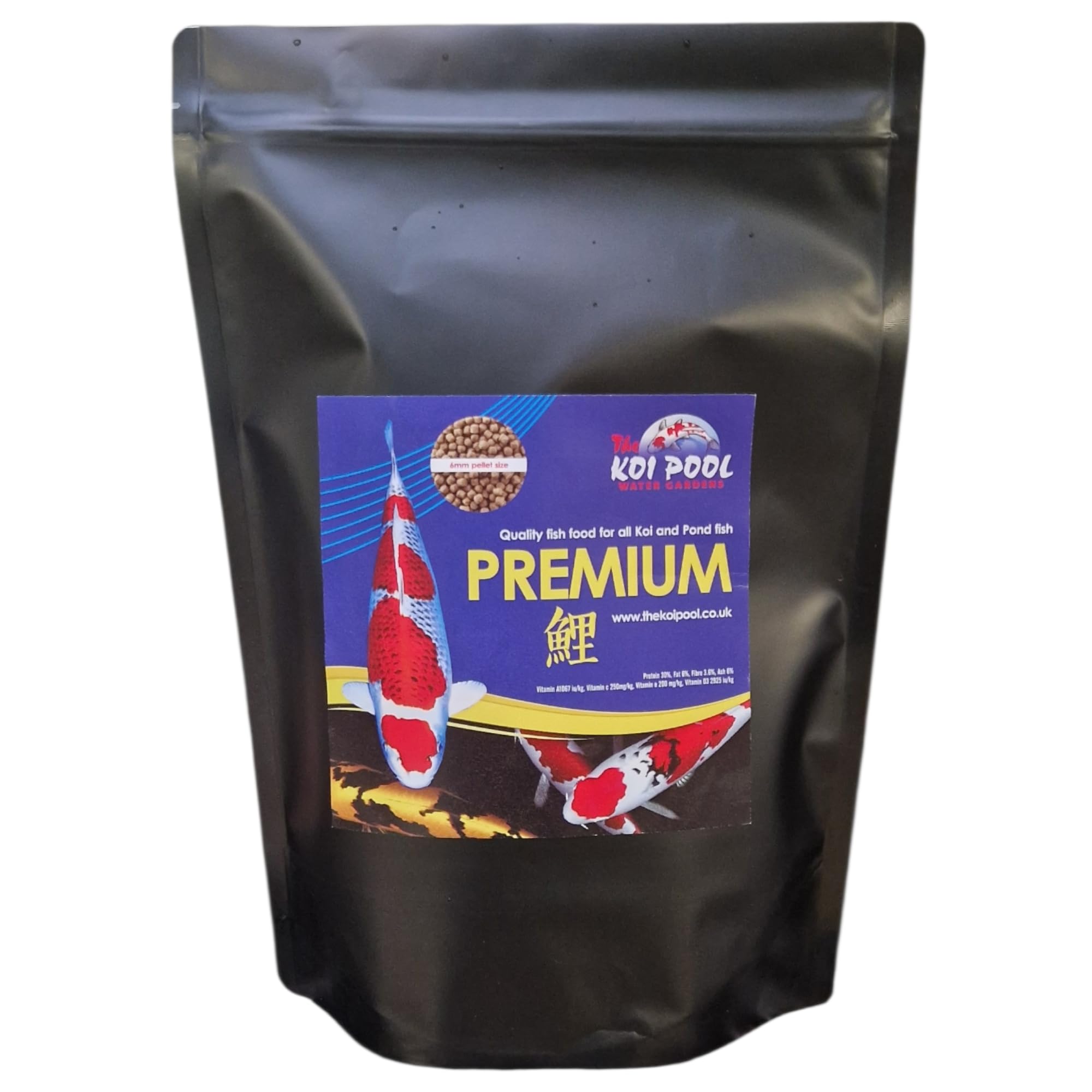 Mélange de granulés de qualité supérieure - Convient pour les carpes koï, poissons rouges, shubunkins et orfe doré et tout autre poisson de bassin flottant pour étangs - Sac refermable