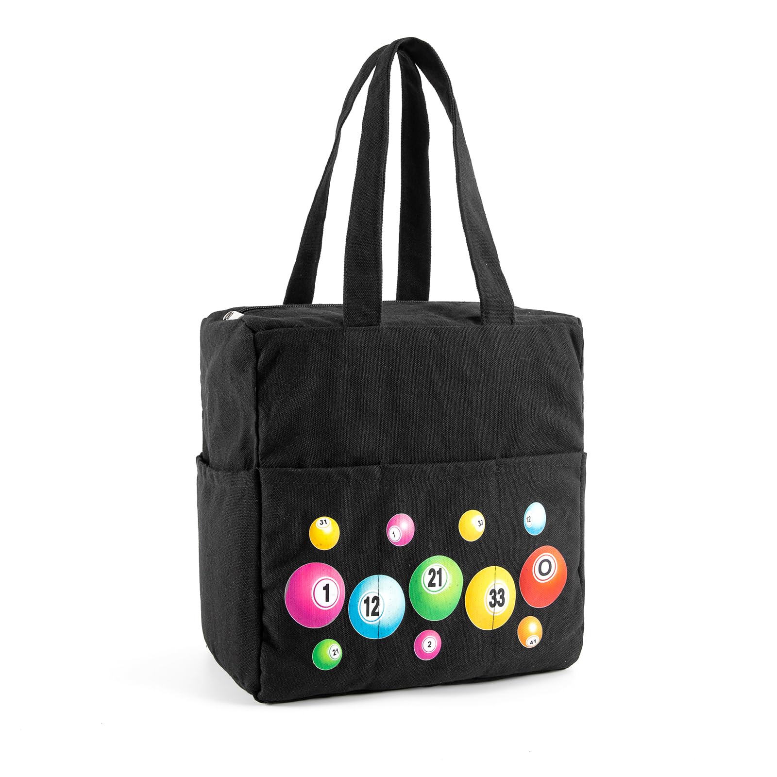 Bingo Tote Bag,Bingo Game Bag,For Bingo Lovers Players, Bingo Game Accessories Bingos Prizes for Adults