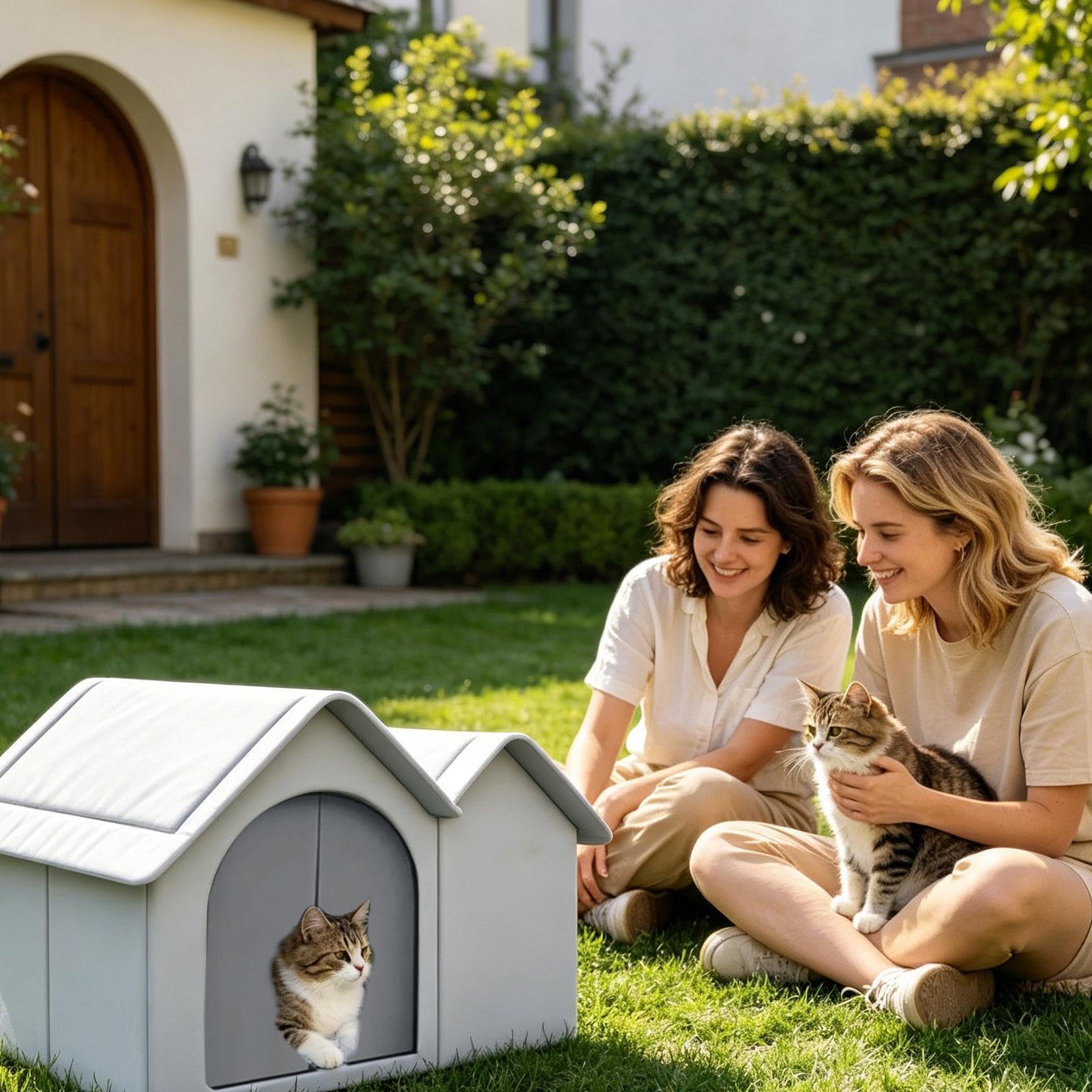 AC Dog House Oxford Cloth Cold Shelter